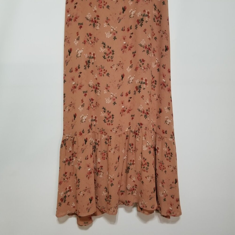 NWT Reformation Nikita Floral Midi Dress in Arianne (Rose Pink) Size‎ 8 - Picture 7 of 16